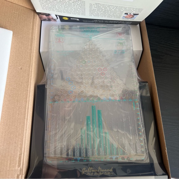 Galton Board Stock Market Edition Probability Demonstrator Pascal’s Triangle NEW - Picture 4 of 4